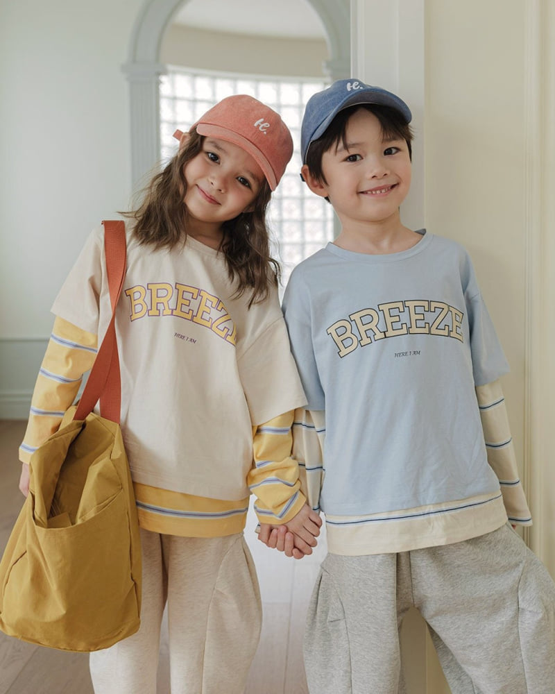Here I Am - Korean Children Fashion - #fashionkids - Breeze Layered Tee