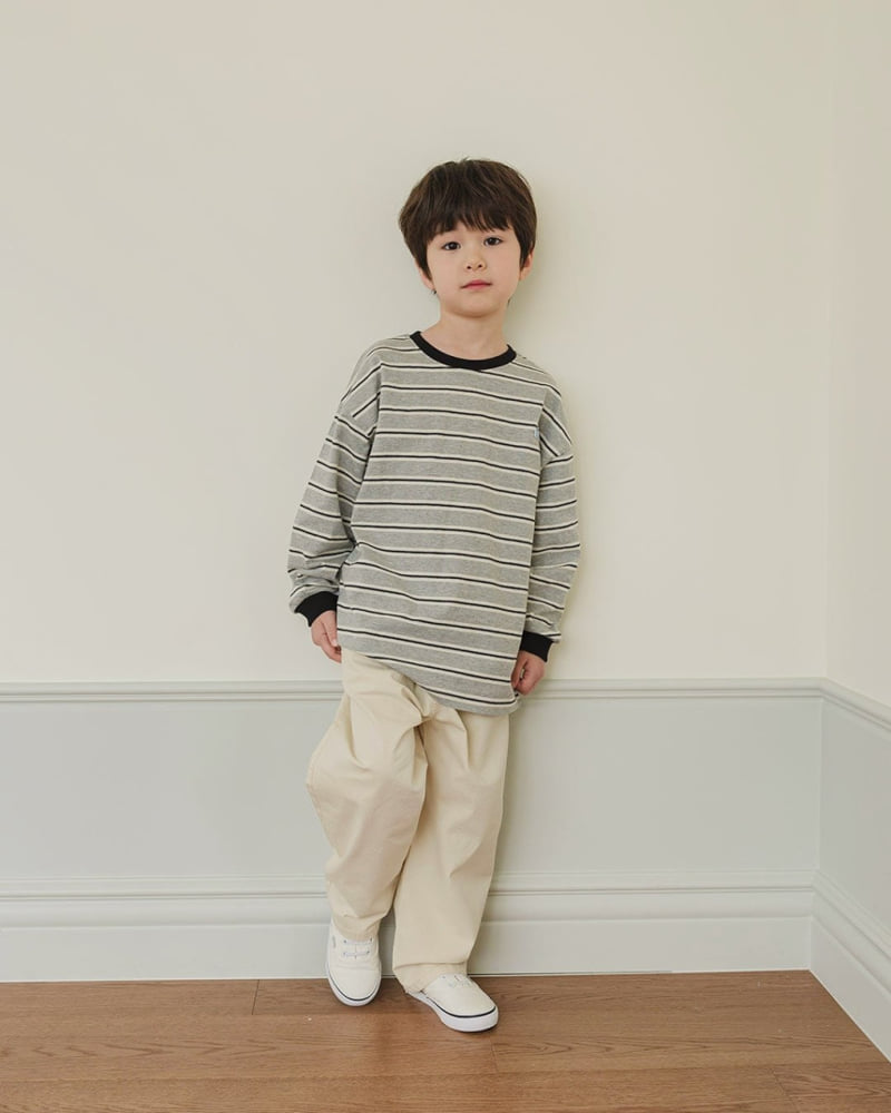 Here I Am - Korean Children Fashion - #kidsshorts - Essential Span Cotton Pants - 10