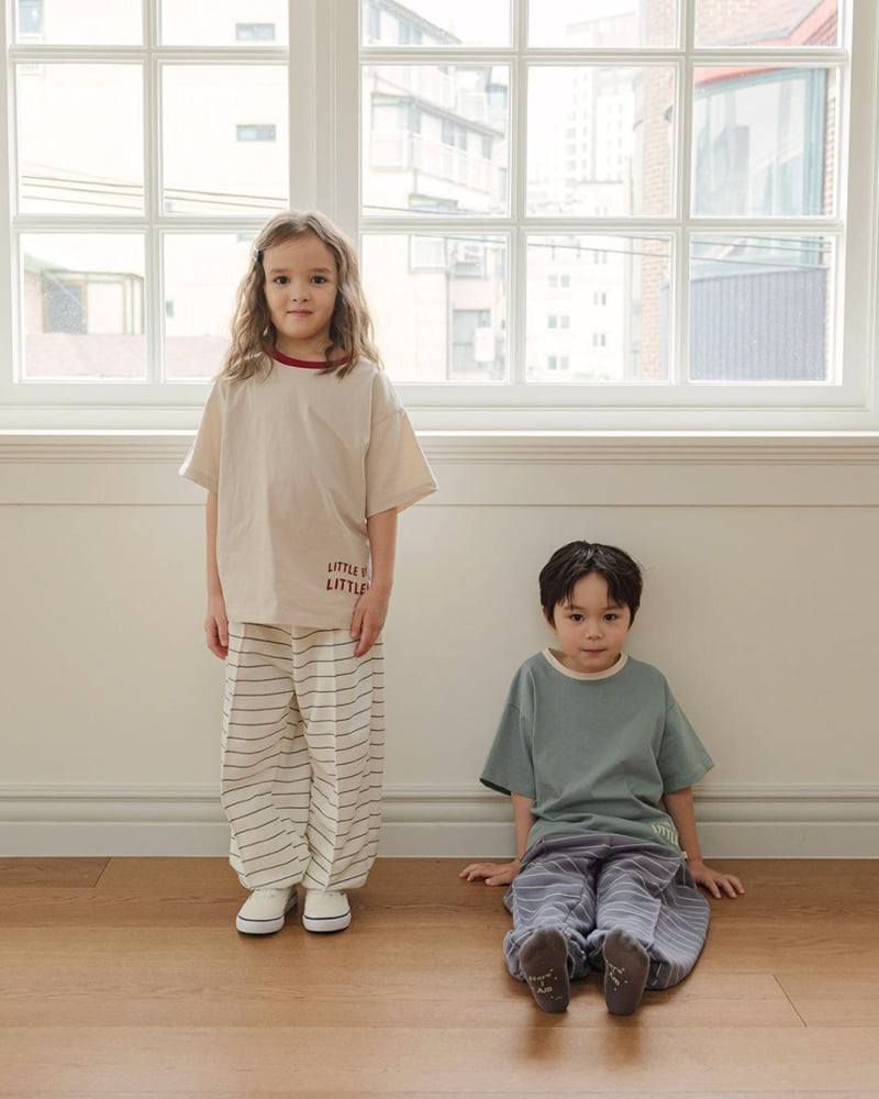 Here I Am - Korean Children Fashion - #kidsshorts - Little Short Sleeve Tee - 9