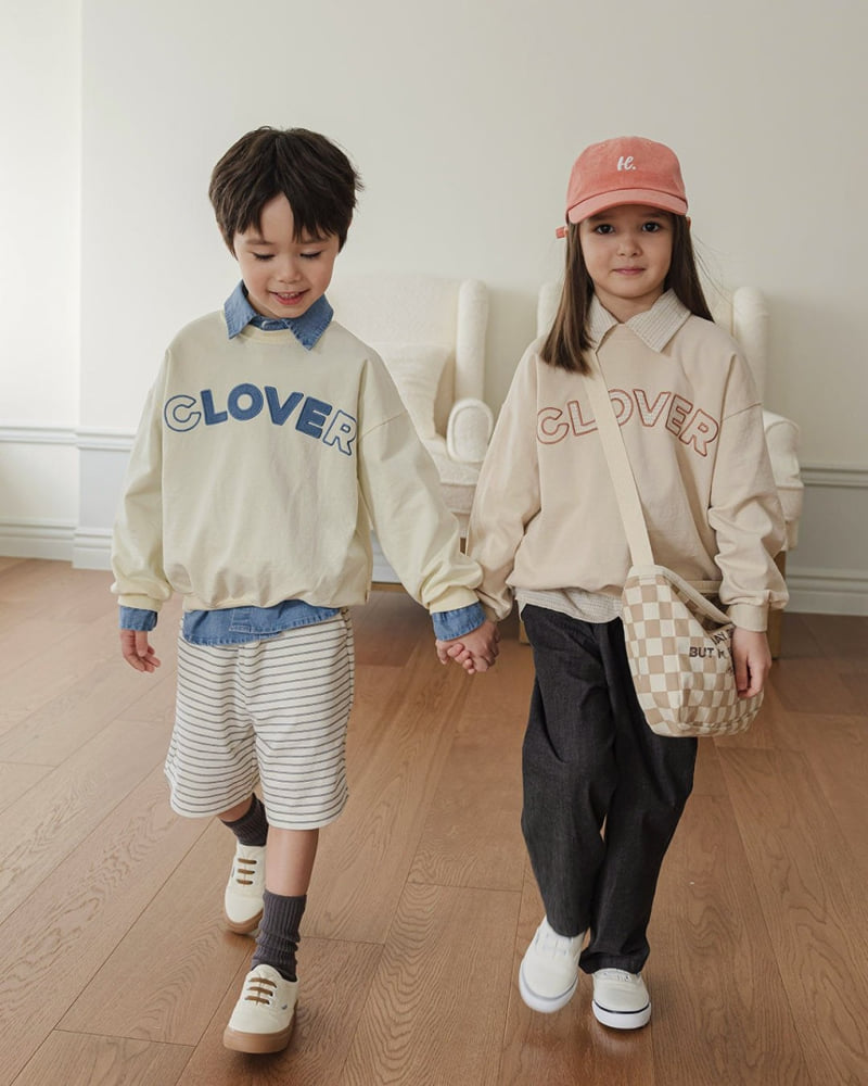 Here I Am - Korean Children Fashion - #kidsshorts - Clover Sweatshirts - 7