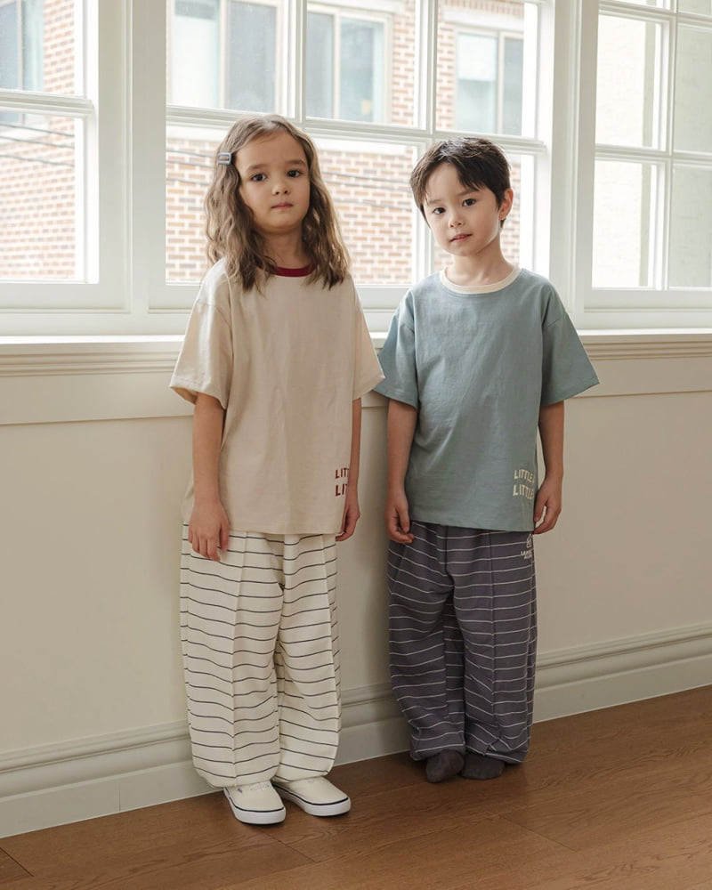 Here I Am - Korean Children Fashion - #kidsshorts - Wide ST Jogger Pants - 5