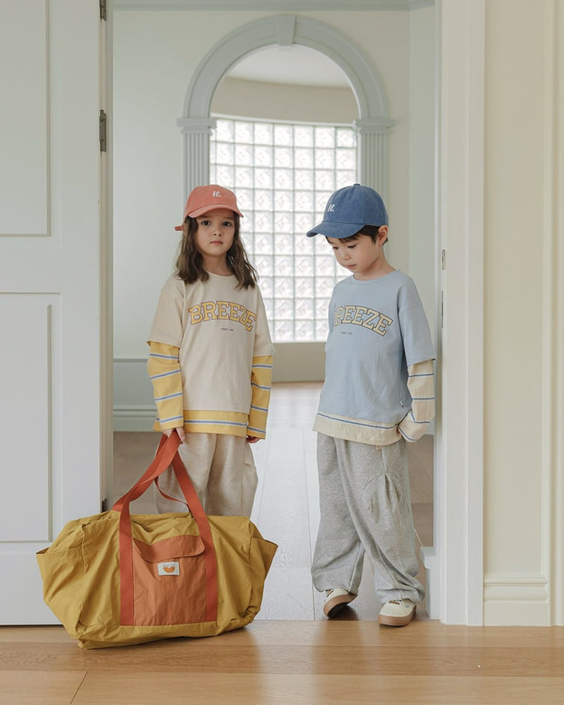 Here I Am - Korean Children Fashion - #kidsshorts - Breeze Layered Tee - 2