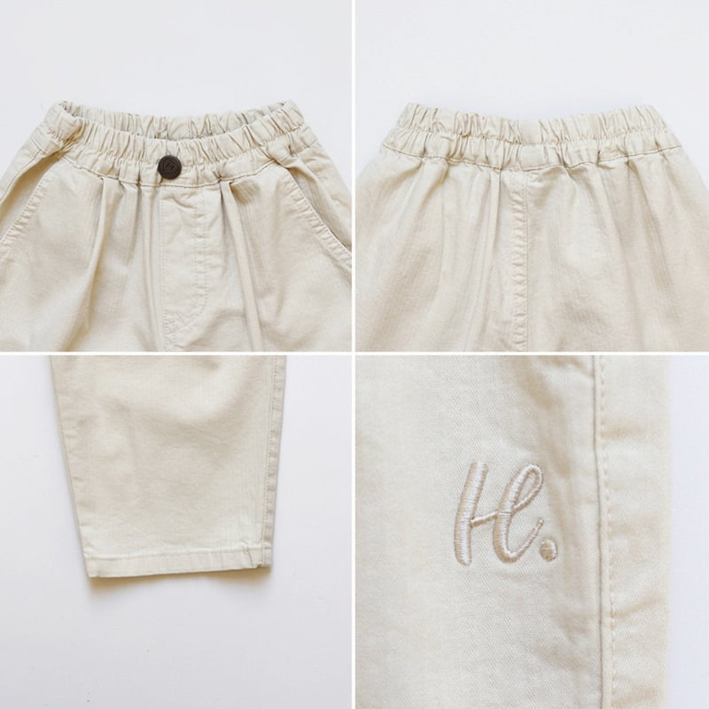 Here I Am - Korean Children Fashion - #kidsstore - Essential Span Cotton Pants - 11