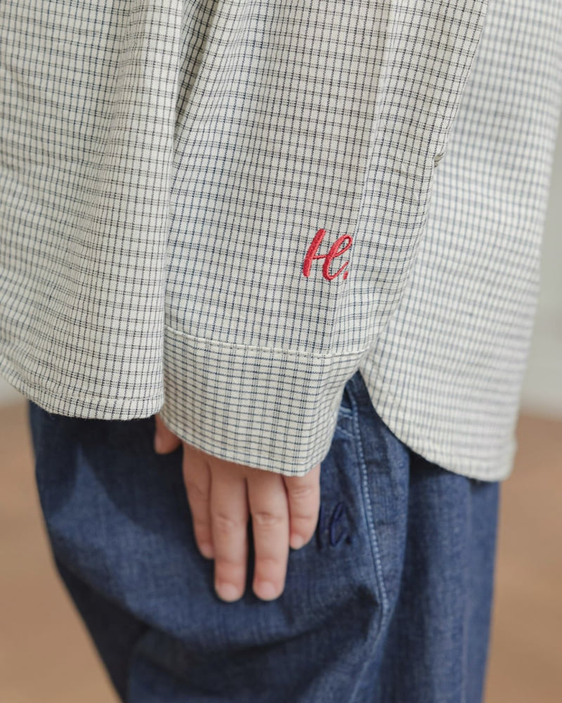 Here I Am - Korean Children Fashion - #Kfashion4kids - Wearable Check Shirt - 4