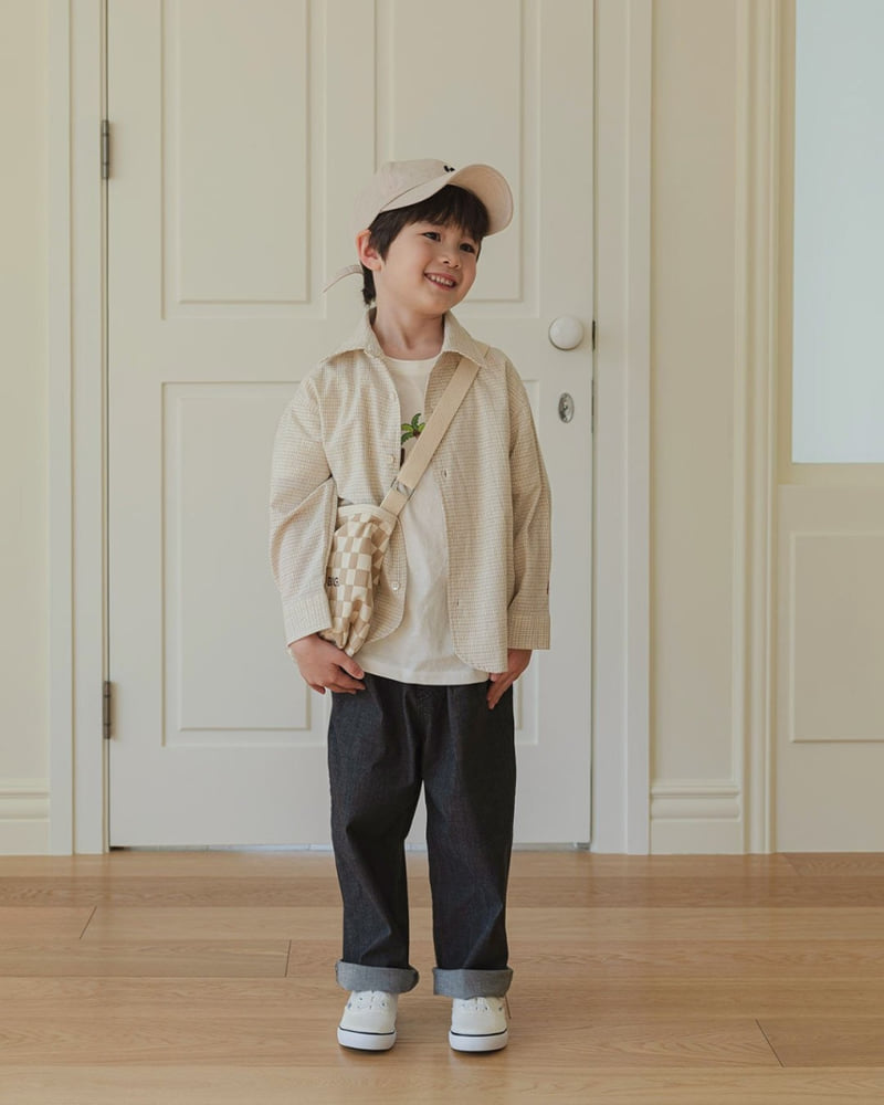 Here I Am - Korean Children Fashion - #prettylittlegirls - Wearable Check Shirt - 7