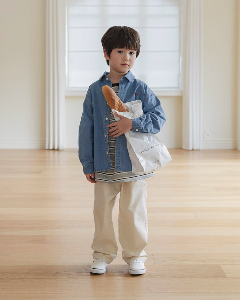 Here I Am - Korean Children Fashion - #toddlerclothing - Essential Span Cotton Pants - 4