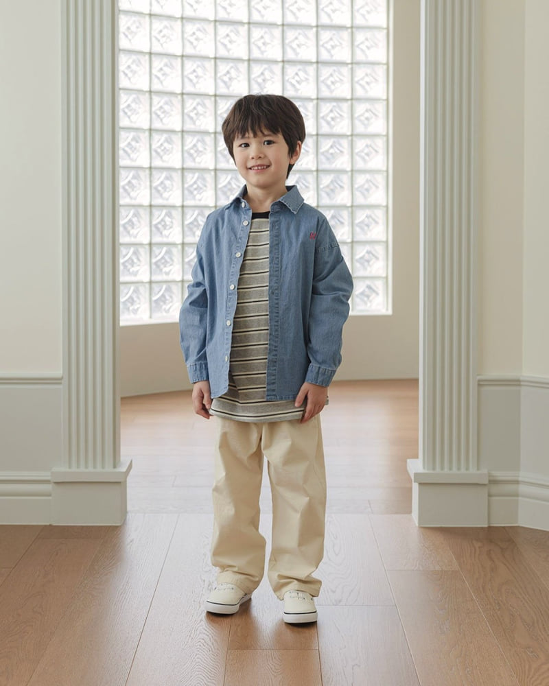 Here I Am - Korean Children Fashion - #todddlerfashion - Essential Span Cotton Pants - 2