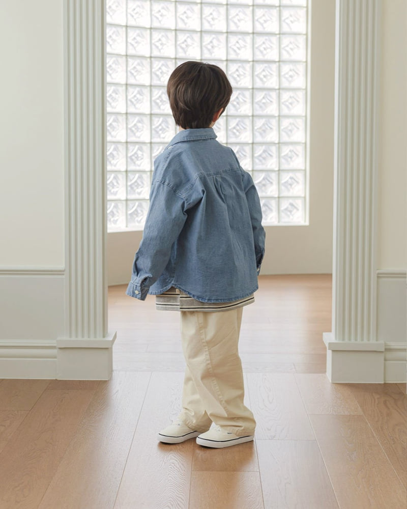 Here I Am - Korean Children Fashion - #toddlerclothing - Essential Span Cotton Pants - 3