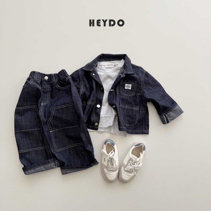 Heydo - Korean Children Fashion - #childofig - Guno Denim Pants - 9