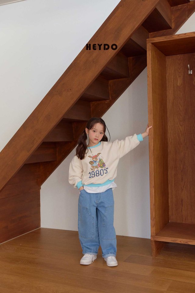 Heydo - Korean Children Fashion - #childofig - Guno Blue Denim Pants - 12