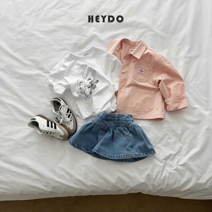 Heydo - Korean Children Fashion - #prettylittlegirls - Searing Denim Shorts - 4