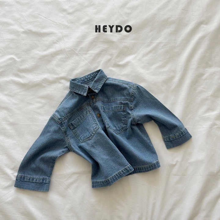 Heydo - Korean Children Fashion - #childofig - Pio Denim Shirt - 3