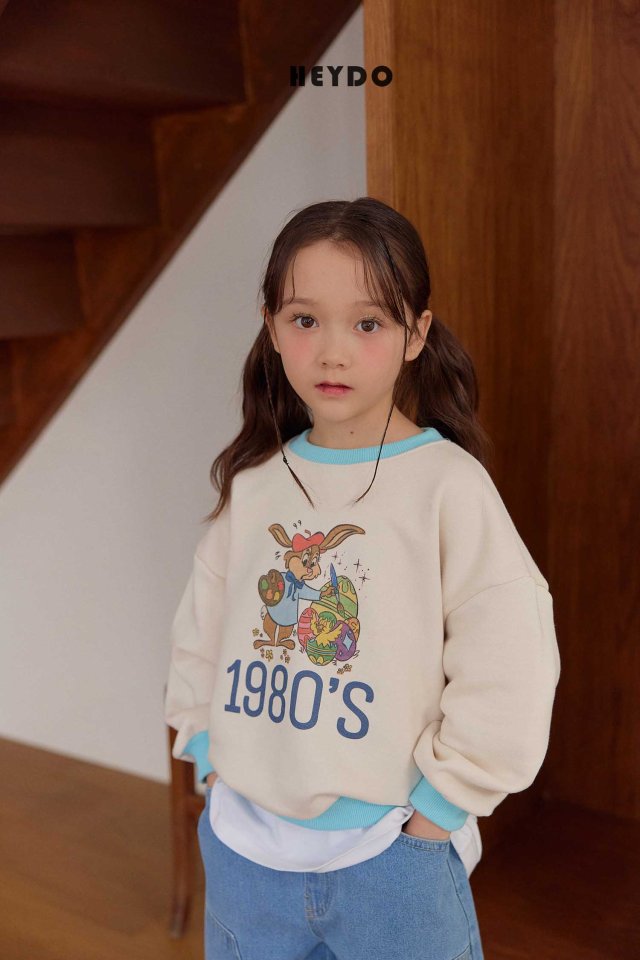 Heydo - Korean Children Fashion - #childrensboutique - Art Rabbit Sweatshirts - 10