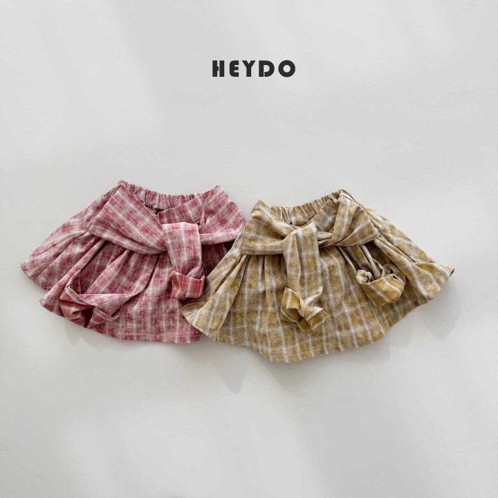 Heydo - Korean Children Fashion - #childrensboutique - Vintage Check Skirt