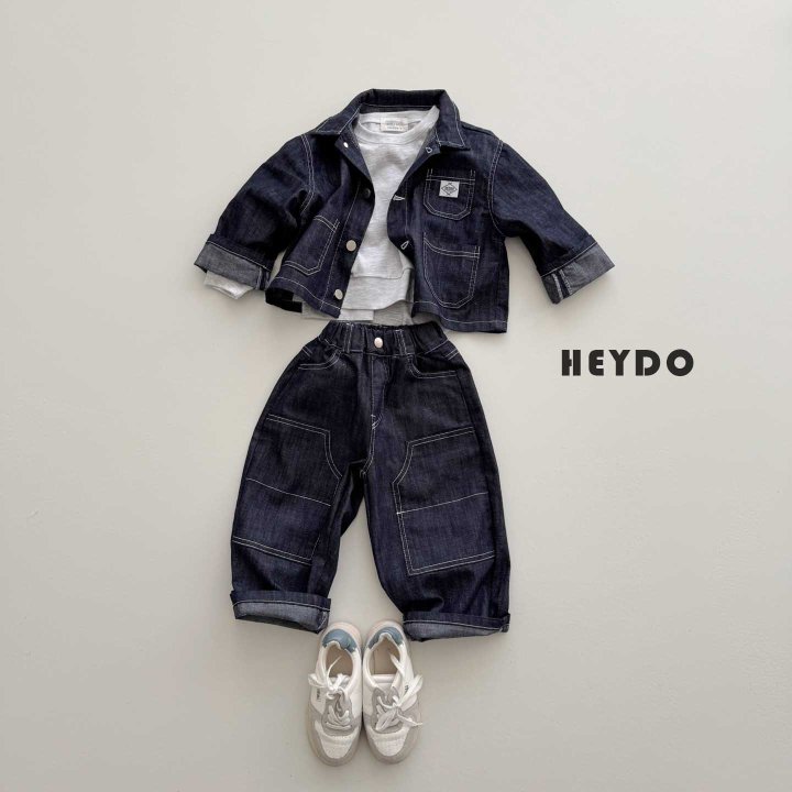 Heydo - Korean Children Fashion - #childrensboutique - Guno Denim Pants - 10