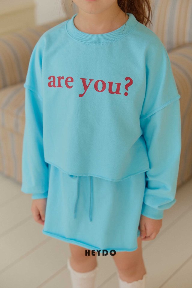 Heydo - Korean Children Fashion - #designkidswear - Are You Top Bottom Set - 9
