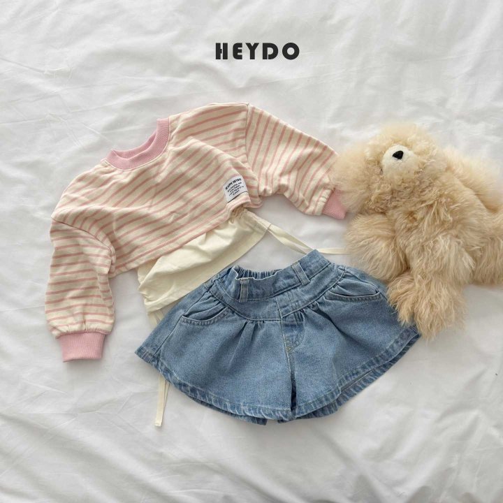 Heydo - Korean Children Fashion - #designkidswear - Searing Denim Shorts - 7