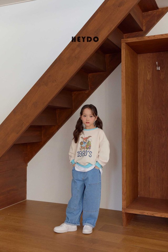 Heydo - Korean Children Fashion - #discoveringself - Art Rabbit Sweatshirts - 12