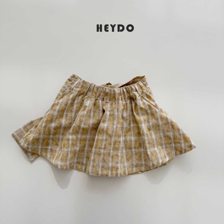 Heydo - Korean Children Fashion - #discoveringself - Vintage Check Skirt - 3