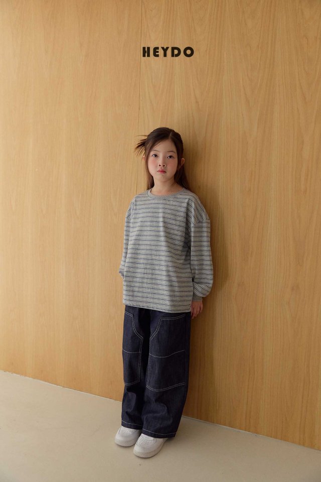 Heydo - Korean Children Fashion - #discoveringself - Guno Denim Pants - 12