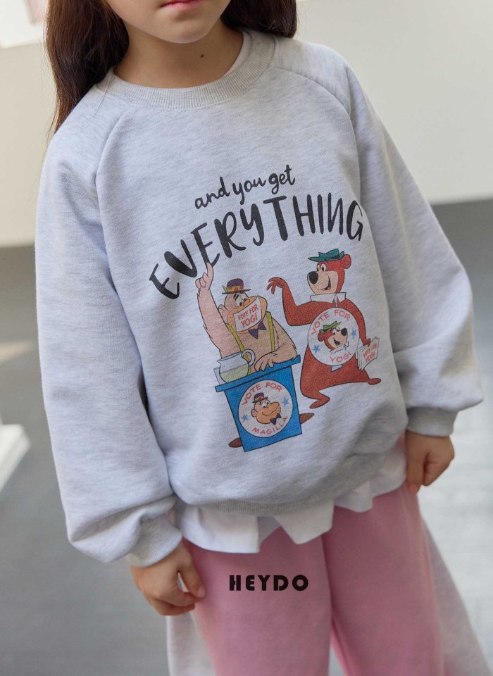 Heydo - Korean Children Fashion - #discoveringself - Yogi Bear Sweatshirts - 12