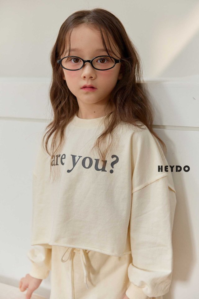 Heydo - Korean Children Fashion - #kidsshorts - Are You Top Bottom Set - 12