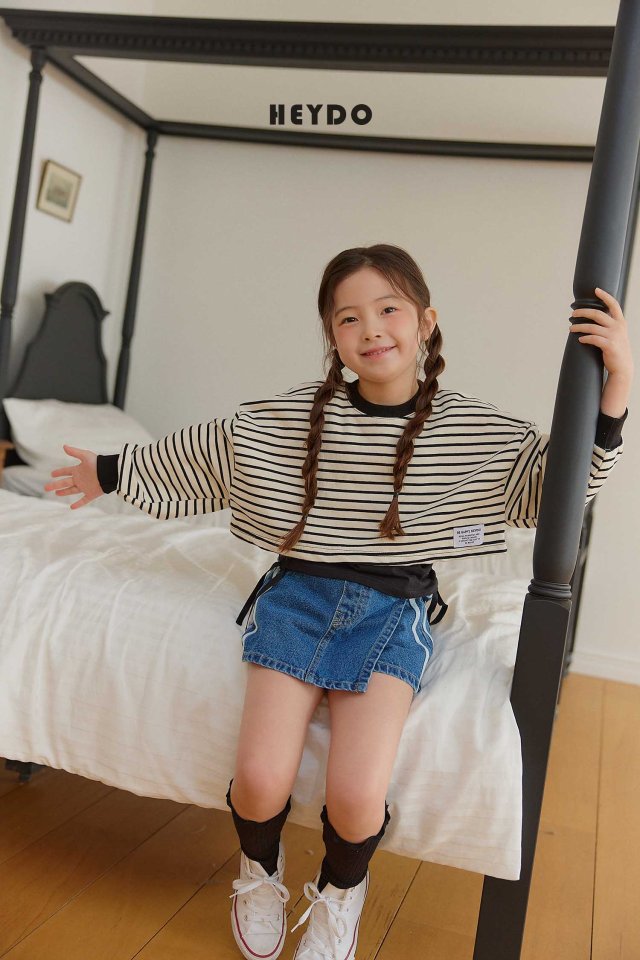 Heydo - Korean Children Fashion - #kidsshorts - Lucy Layered Tee - 11