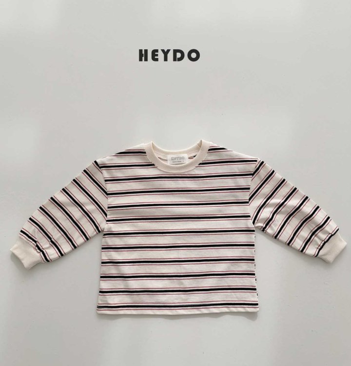 Heydo - Korean Children Fashion - #kidsshorts - Stella Stripe Tee - 6