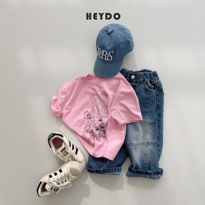 Heydo - Korean Children Fashion - #kidsstore - River Slit Denim Pants - 7