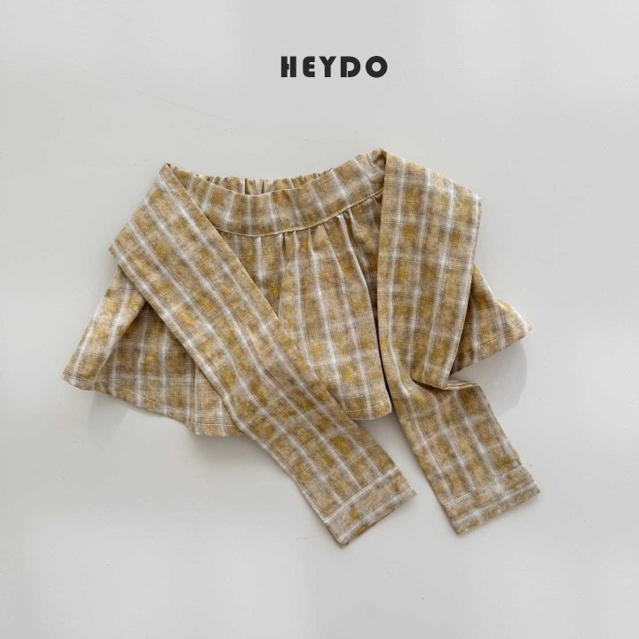 Heydo - Korean Children Fashion - #kidsstore - Vintage Check Skirt - 6