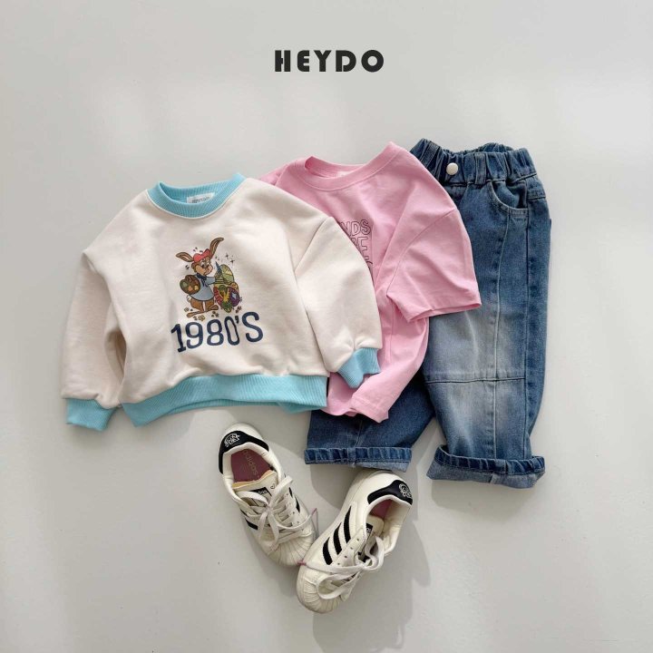 Heydo - Korean Children Fashion - #kidzfashiontrend - River Slit Denim Pants - 8