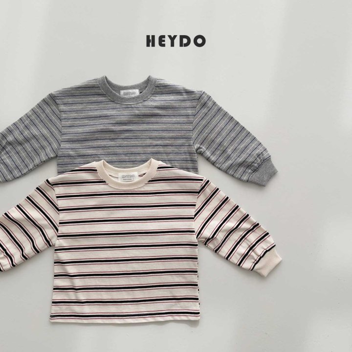 Heydo - Korean Children Fashion - #kidzfashiontrend - Stella Stripe Tee - 8