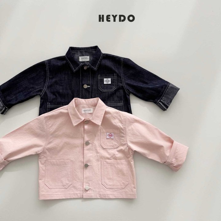Heydo - Korean Children Fashion - #kidzfashiontrend - Patch Pink Jacket - 5