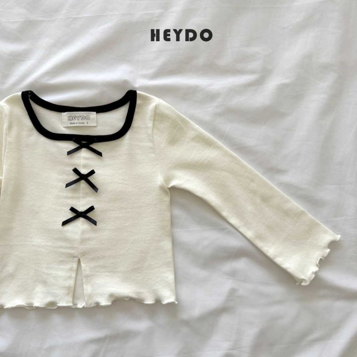 Heydo - Korean Children Fashion - #littlefashionista - Honey Ribbon Tee - 3