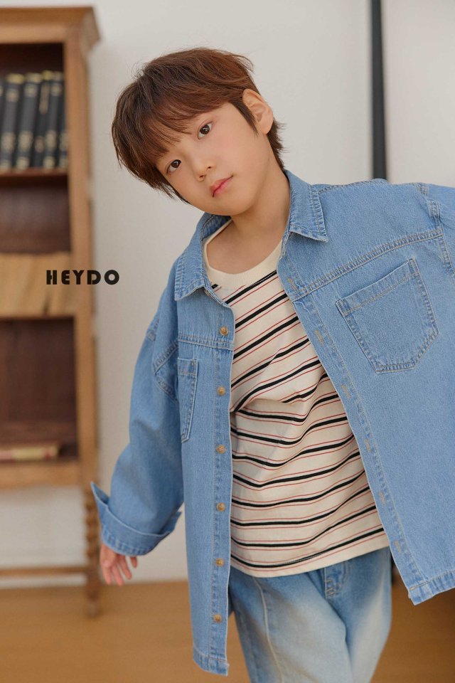Heydo - Korean Children Fashion - #littlefashionista - Stella Stripe Tee - 10