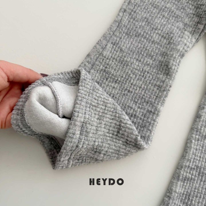 Heydo - Korean Children Fashion - #littlefashionista - Bonbon Ribbed Bootcut Pants - 3