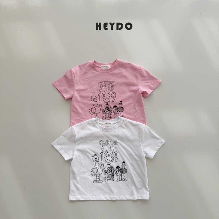 Heydo - Korean Children Fashion - #magicofchildhood - Friends Short Sleeve Tee - 7