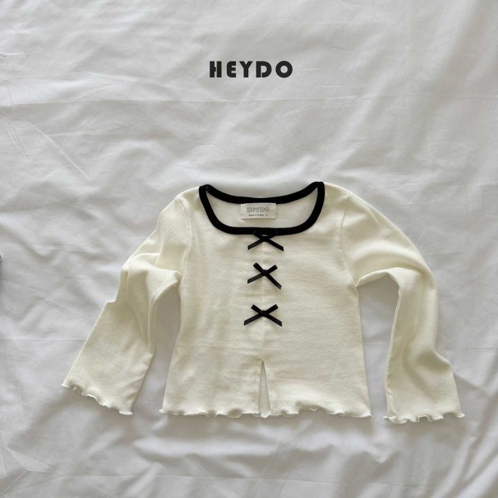 Heydo - Korean Children Fashion - #littlefashionista - Honey Ribbon Tee - 4