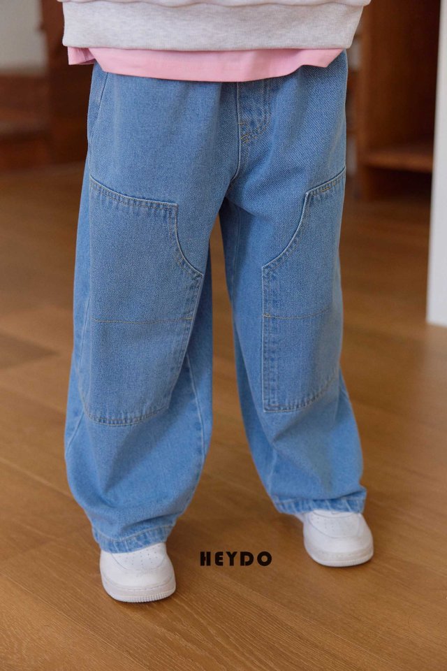 Heydo - Korean Children Fashion - #minifashionista - Guno Blue Denim Pants - 10