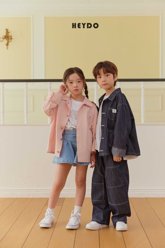 Heydo - Korean Children Fashion - #minifashionista - Patch Pink Jacket - 9