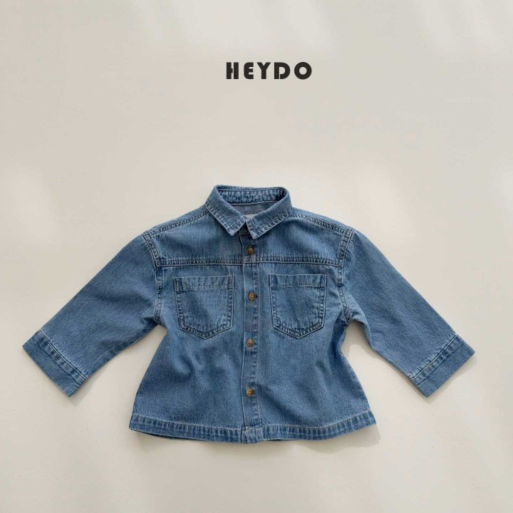 Heydo - Korean Children Fashion - #minifashionista - Pio Denim Shirt