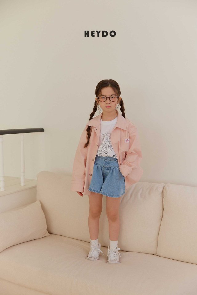 Heydo - Korean Children Fashion - #prettylittlegirls - Patch Pink Jacket - 10