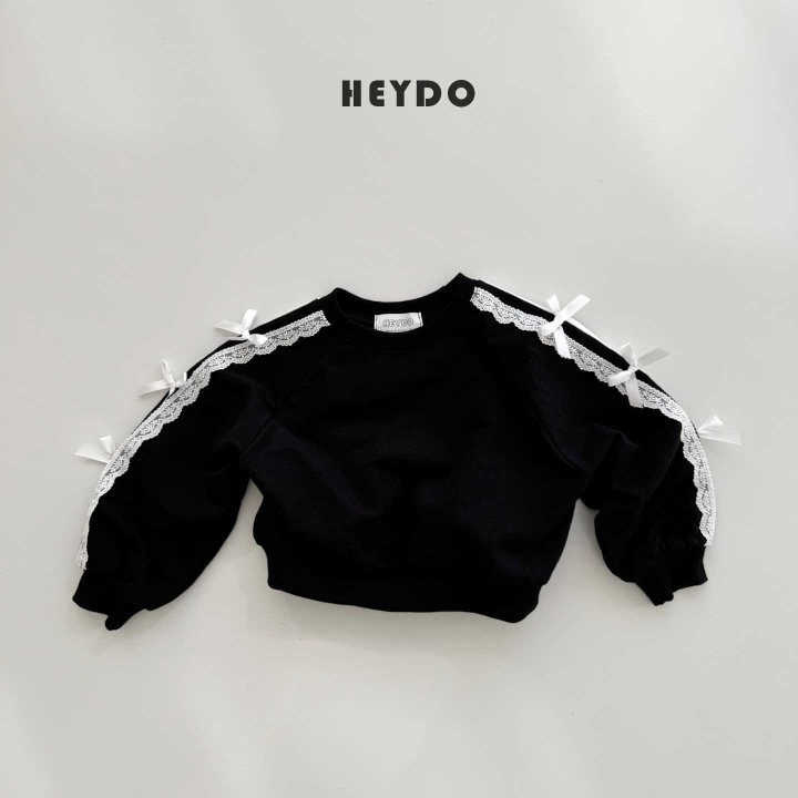Heydo - Korean Children Fashion - #minifashionista - Rea Ribbon Sweatshirts - 4