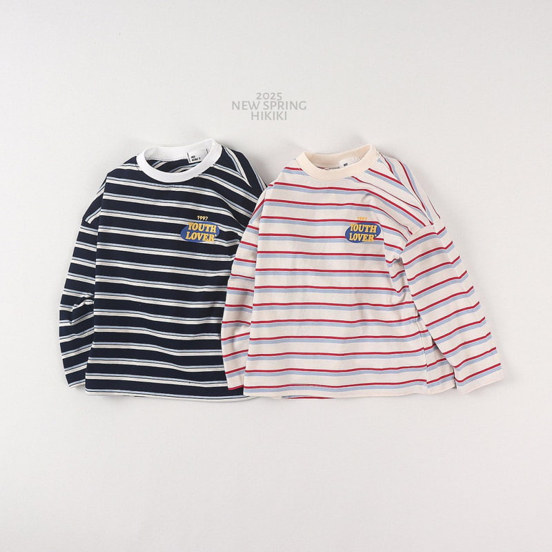 Hikiki - Korean Children Fashion - #Kfashion4kids - Youth Stripe Tee - 12