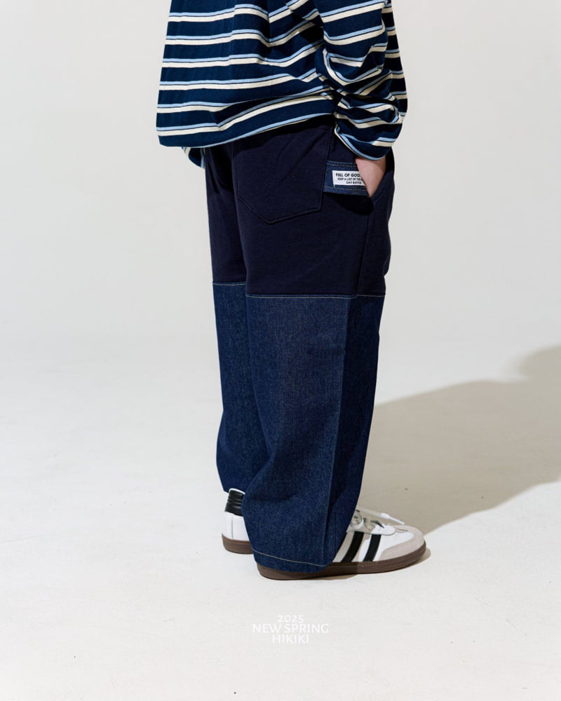Hikiki - Korean Children Fashion - #Kfashion4kids - Denim Banding Pants - 9