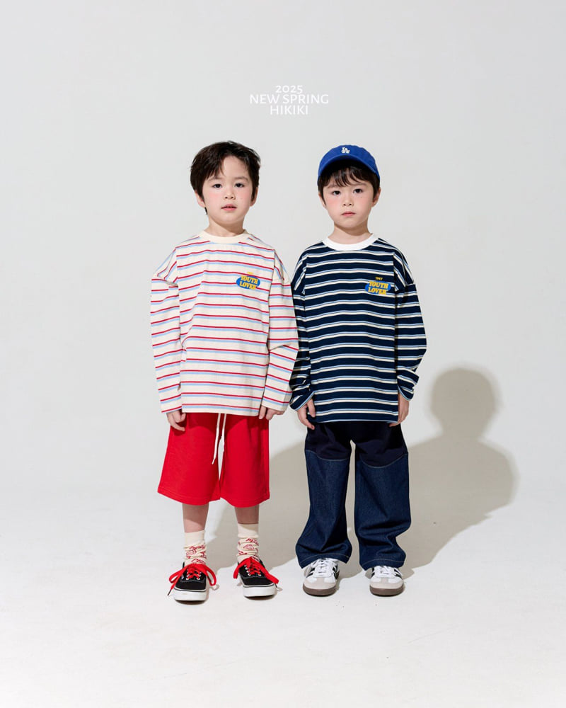 Hikiki - Korean Children Fashion - #kidzfashiontrend - Youth Stripe Tee - 4