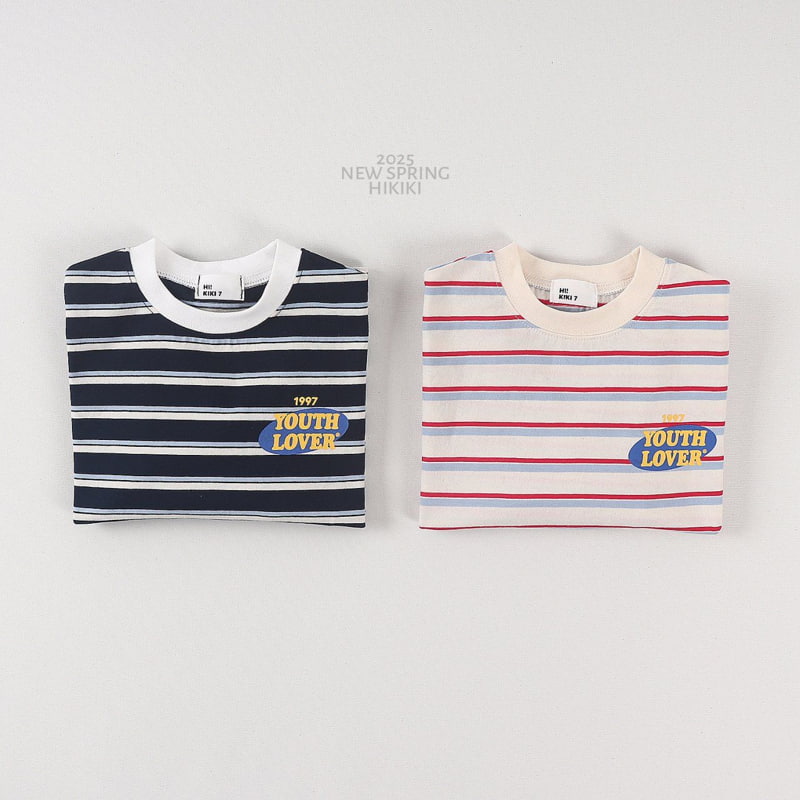 Hikiki - Korean Children Fashion - #stylishchildhood - Youth Stripe Tee - 4
