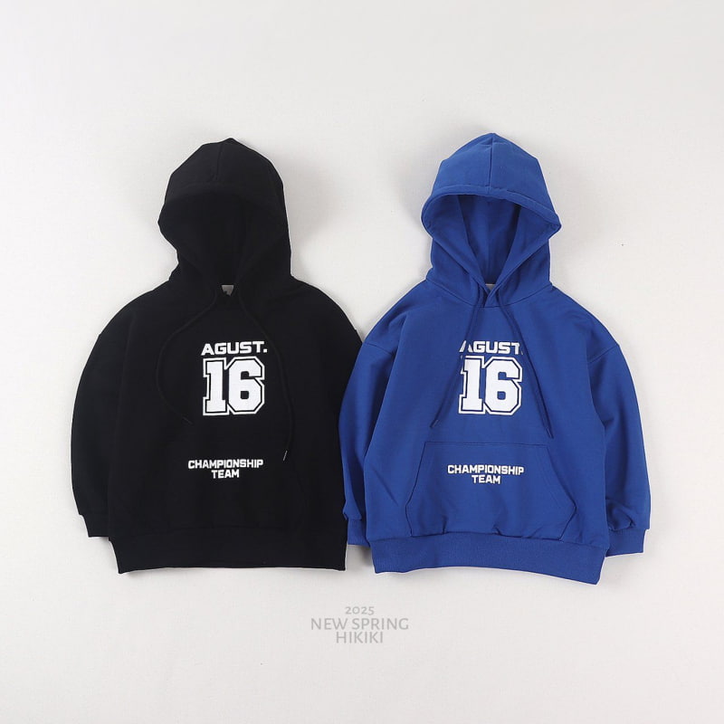 Hikiki - Korean Children Fashion - #designkidswear - 16 Number Hood Tee - 8