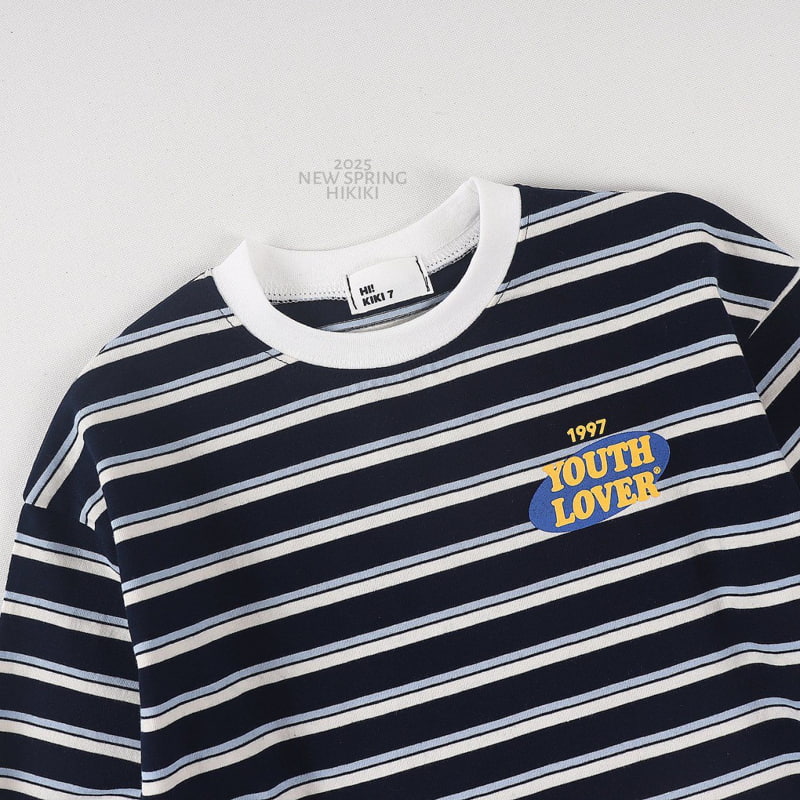 Hikiki - Korean Children Fashion - #designkidswear - Youth Stripe Tee - 6