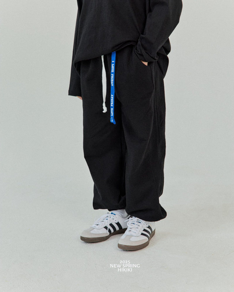 Hikiki - Korean Children Fashion - #discoveringself - String Jogger Pants - 11